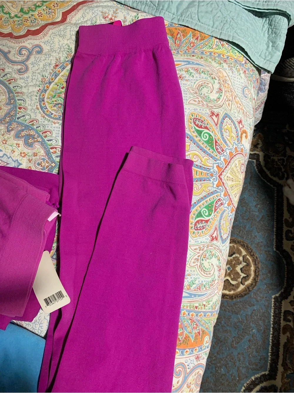 Sofra Girls' Bright Fuchsia Tights